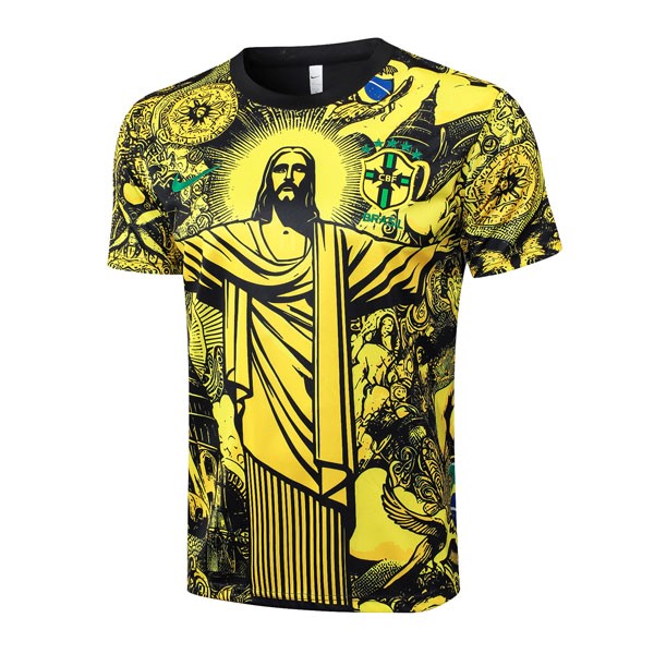Camiseta Entrenamiento Brasil 2024-25 Amarillo